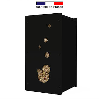 Granulebox Bulle Noire 55kg Granules Au Poêle 