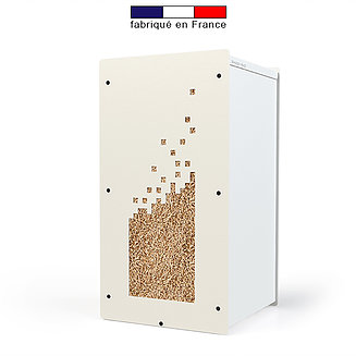 Granulebox Blanche Numerik 55kg Granules Au Poêle 